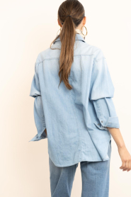Lois Jeans :  Light denimblouse Noor | blue - img9