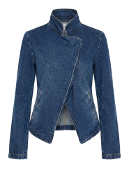 Lois Jeans |  Fitted denim wrap jacket Rea | blue | Picture 1