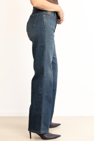 Lois Jeans :  Mid waist wide leg Roselia | blue - img6