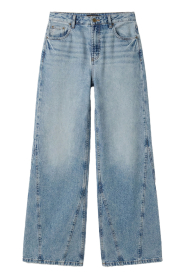 Lois Jeans |  Mid waist wide leg jeans Skate L32 | blue | Picture 1