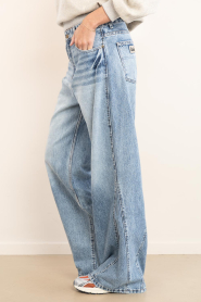 Lois Jeans |  Mid waist wide leg jeans Skate L32 | blue | Picture 7