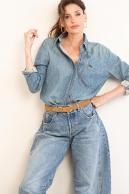 Lois Jeans :  Denim blouse Anne | blue - img5