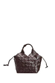 Cala Jade |  Hand braided leather bag Misu M | brown | Picture 1