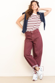 by-bar |  Cotton top with stripes Tobi | natural | Picture 3