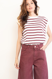 by-bar |  Cotton top with stripes Tobi | natural | Picture 5