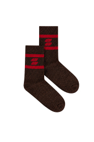 by-bar |  Socks with logo Glitter | black | Picture 1