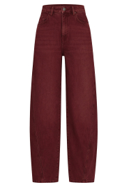 by-bar |  Barrel jeans Begum | burgundy
