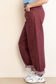 by-bar |  Barrel jeans Begum | burgundy | Picture 5