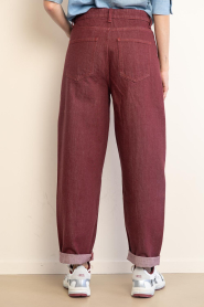 by-bar |  Barrel jeans Begum | burgundy | Picture 6