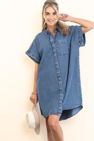 by-bar |  Denim midi-dress Hella | blue | Picture 5
