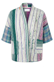 by-bar |  Antic woven jacket Classic| multi green | Picture 1