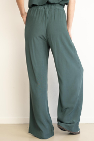 by-bar |  Viscose wide leg trousers Benji | green | Picture 7