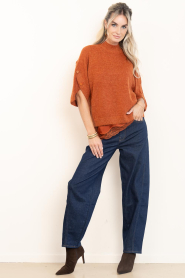 by-bar :  Barrel jeans Begum | dark blue - img4