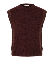 by-bar |  Wool sweater with lurex Noby | brown