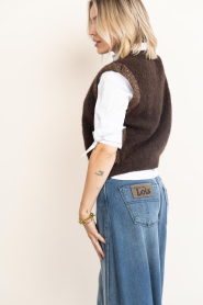 by-bar |  Wool sweater with lurex Noby | brown | Picture 4