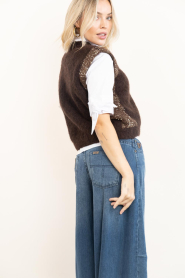 by-bar |  Wool sweater with lurex Noby | brown | Picture 5