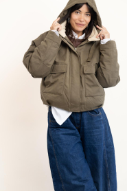 by-bar |  Jacket with teddy lining Dean | green | Picture 7