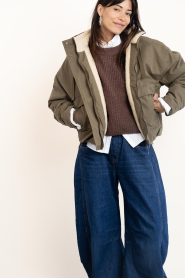 by-bar |  Jacket with teddy lining Dean | green | Picture 4