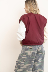 by-bar :  Reversible bodywarmer Gio | burgundy - img7