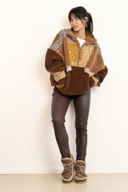 MOU |  Suède lace boots Eskimo | cognac | Picture 2