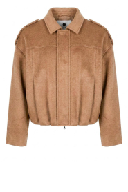 Alter Ego |  Double face wool bomber Meghan | tabacco | Picture 1