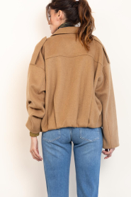 Alter Ego |  Double face wool bomber Meghan | tabacco | Picture 6