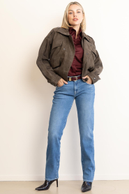 Alter Ego |  Suède bomber Holly | green | Picture 10