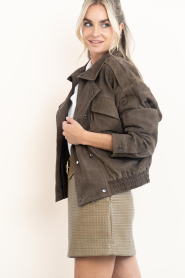 Alter Ego |  Suède bomber Holly | green | Picture 8