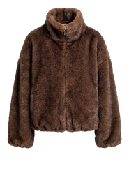Alter Ego |  Reversible faux fur bomber Ally | dark brown | Picture 1
