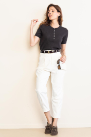 Sessun |  Leather belt Miloa | brown | Picture 2