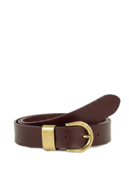 Sessun |  Leather belt Miloa | burgundy