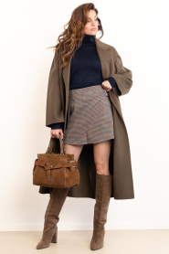 Gianni Chiarini :  Suede hand bag  Miranda | camel - img2