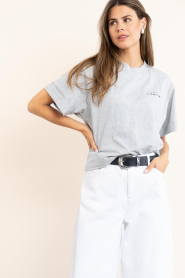 Haute L'Amitié :  Basic T-shirt Crew | grey - img5
