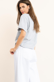 Haute L'Amitié :  Basic T-shirt Crew | grey - img8