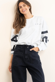 Haute L'Amitié :  Sweater with logo Maxi | natural - img6