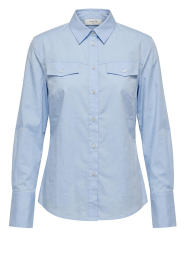 Janice |  Fitted blouse Rix | blue | Picture 1