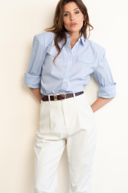 Janice |  Fitted blouse Rix | blue | Picture 6
