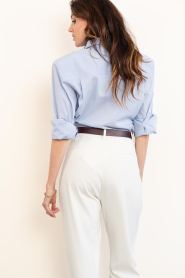 Janice |  Fitted blouse Rix | blue | Picture 8