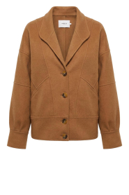 Janice |  Wool cashmere jacket Seth | camel | Picture 1