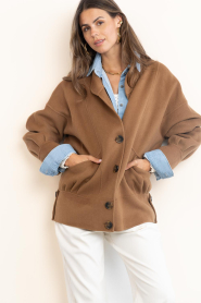 Janice |  Wool cashmere jacket Seth | camel | Picture 2