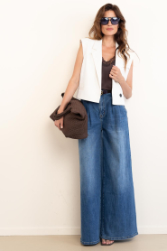 Janice :  Wide leg jeans Dollar | dark blue - img2