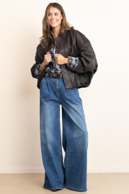 Janice :  Wide leg jeans Dollar | dark blue - img2