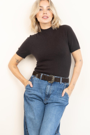 Drykorn :  Cashmere turtle top Finia | brown - img4