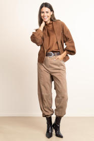 Drykorn :  Satin top Alari | copper - img4