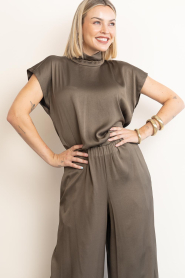 Drykorn :  Satin top Alari | green - img2