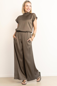 Drykorn :  Satin top Alari | green - img3
