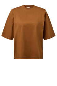 Drykorn |  T-shirt with shoulder pads Tadura | copper | Picture 1