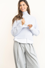 Drykorn |  Soft wool turtleneck Lyzima | blue | Picture 4
