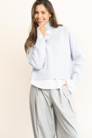 Drykorn |  Soft wool turtleneck Lyzima | blue | Picture 2