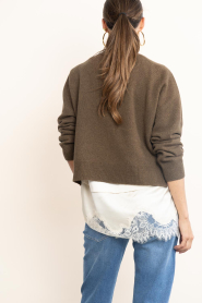 Drykorn |  Soft wool turtleneck Lyzima | taupe | Picture 6